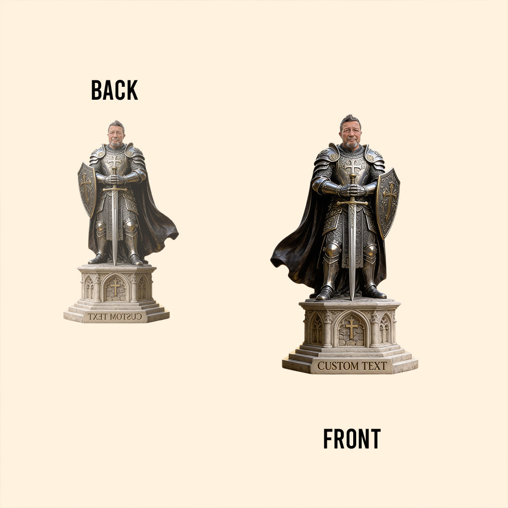 Knight Of God - Personalized Christian Custom Shaped Acrylic Plaque