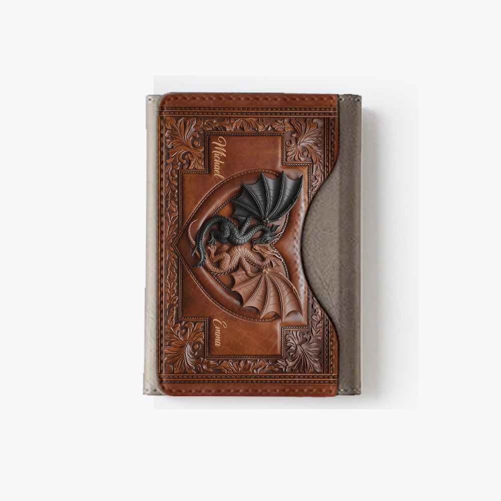 You & Me - Personalized Dragon Magsafe Wallet