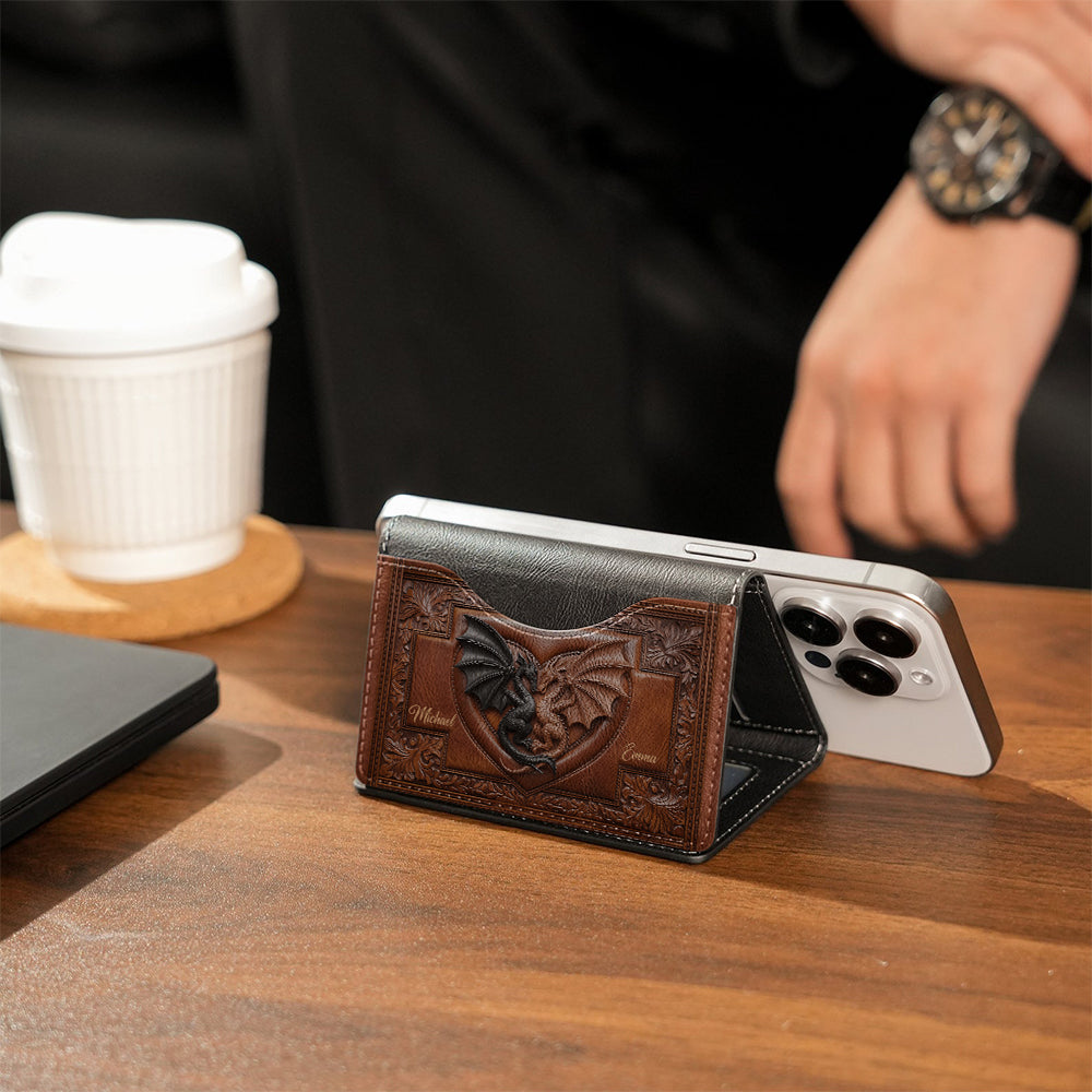 You & Me - Personalized Dragon Magsafe Wallet