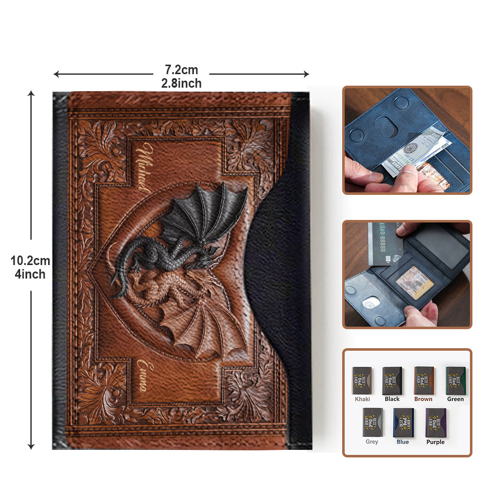 You & Me - Personalized Dragon Magsafe Wallet