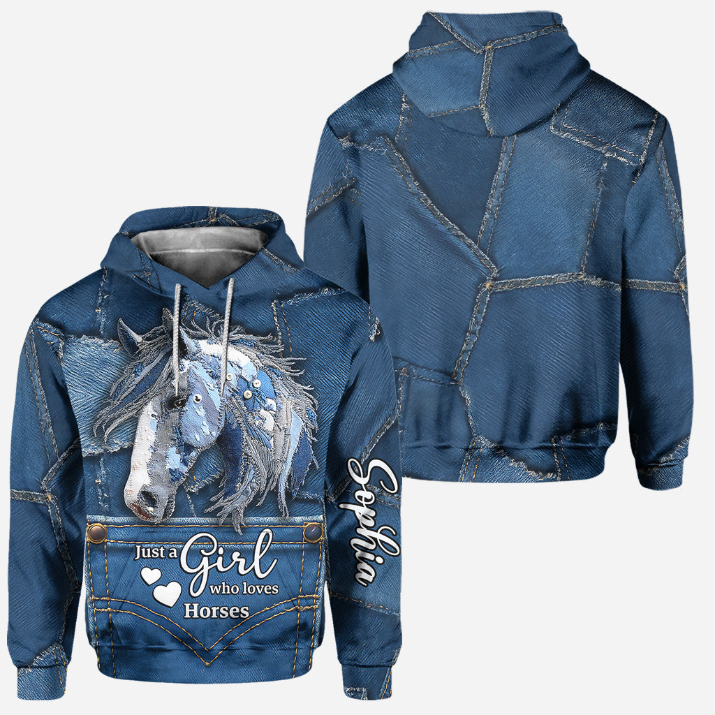 Love Horse - Personalized Horse Hoodie and Leggings