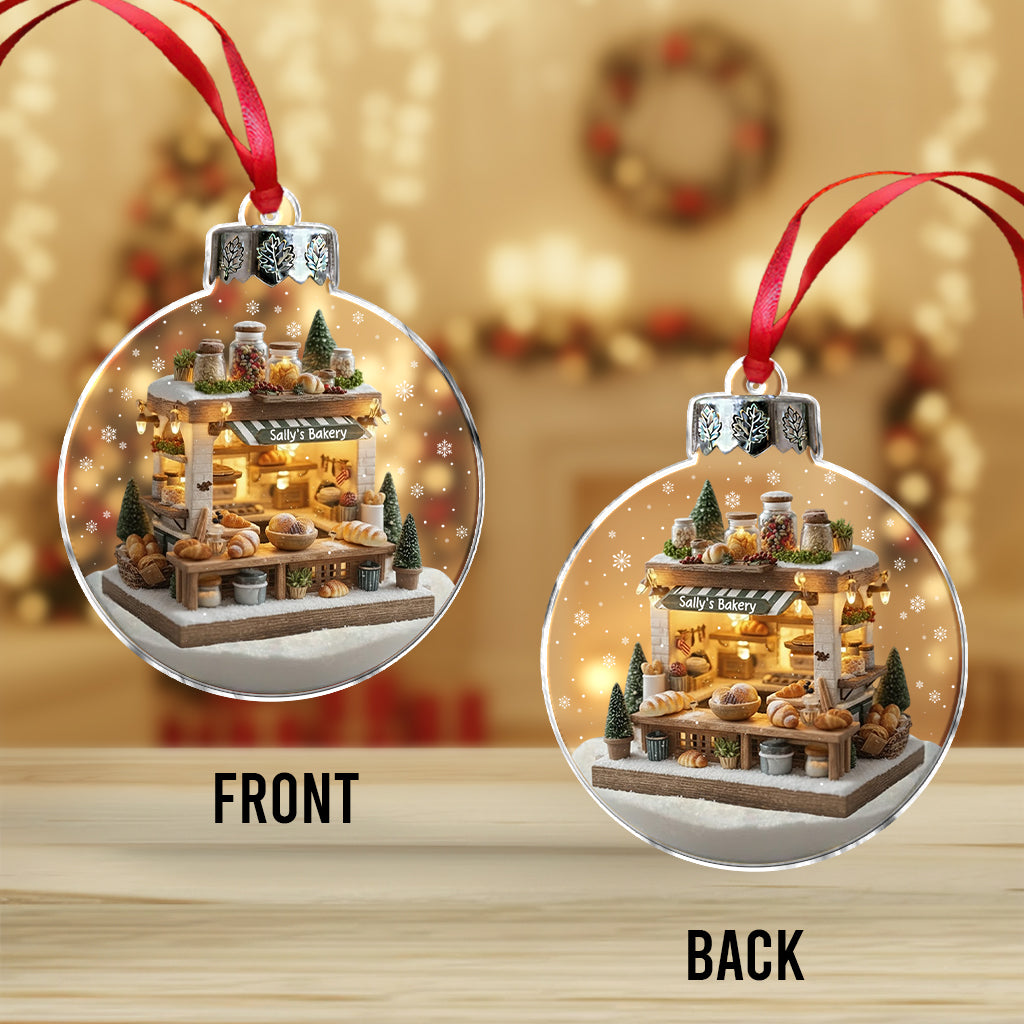 Mini Bakery Christmas - Personalized Baking Ornament