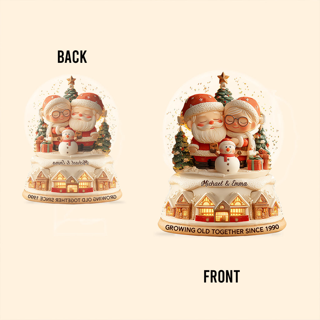 Growing Old Together - Personalized Couple Custom Shaped Acrylic Plaque