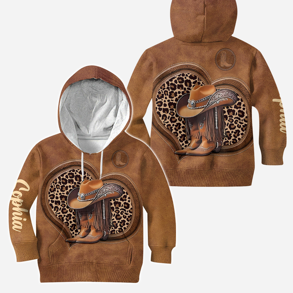 Cowgirl Boots - Personalized Cowgirl Hoodie and Leggings