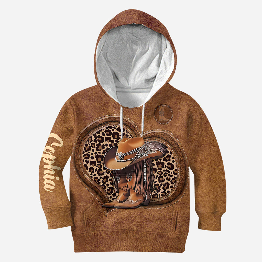 Cowgirl Boots - Personalized Cowgirl Hoodie and Leggings