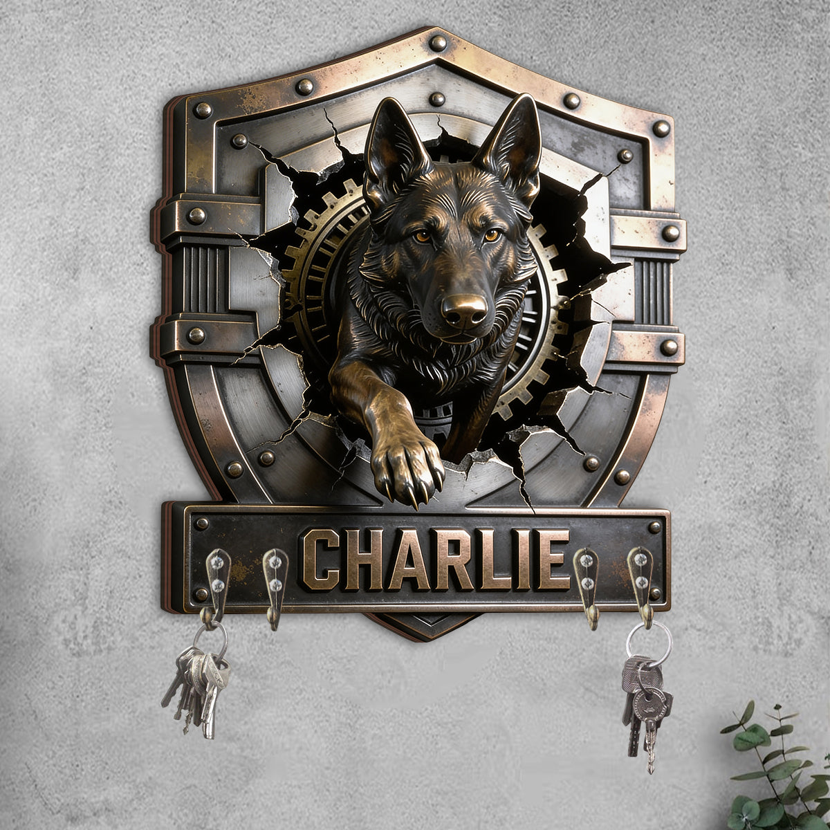 Custom Any Dog Photo - Personalized Dog Custom Shaped Hanging Rack