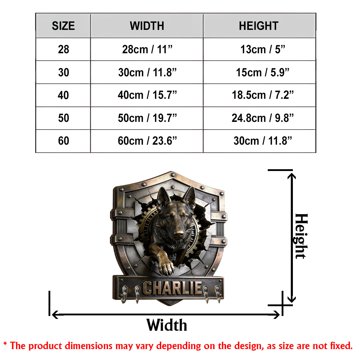 Custom Any Dog Photo - Personalized Dog Custom Shaped Hanging Rack