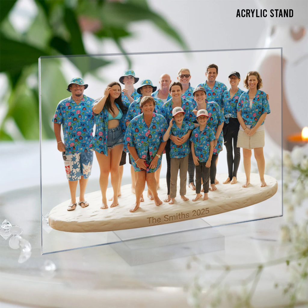 Custom From Any Photo - Personalized Family Custom Shaped Acrylic Plaque