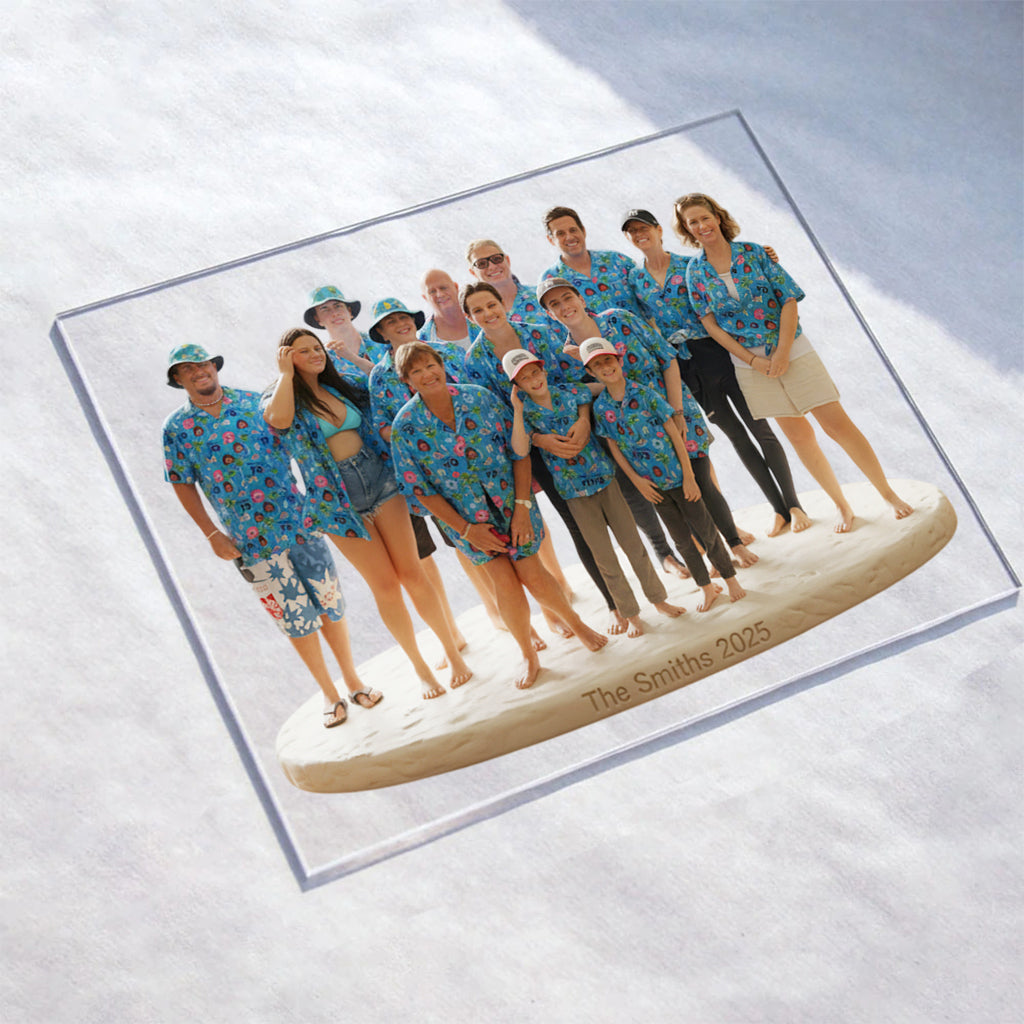 Custom From Any Photo - Personalized Family Custom Shaped Acrylic Plaque