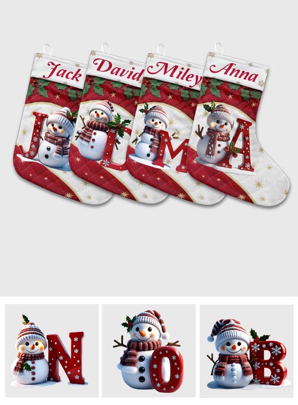 Merry Christmas - Personalized Family Christmas Stockings