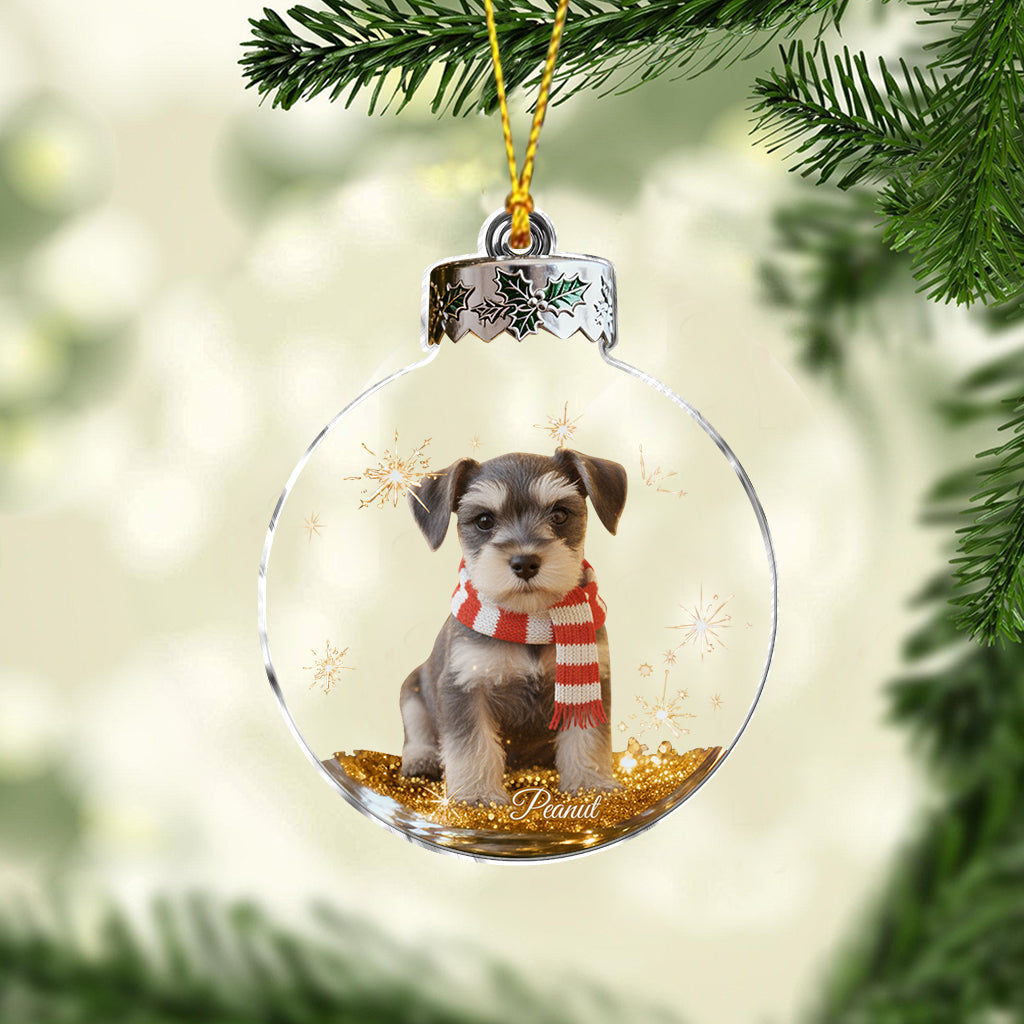 I Love My Dog - Personalized Dog Ornament