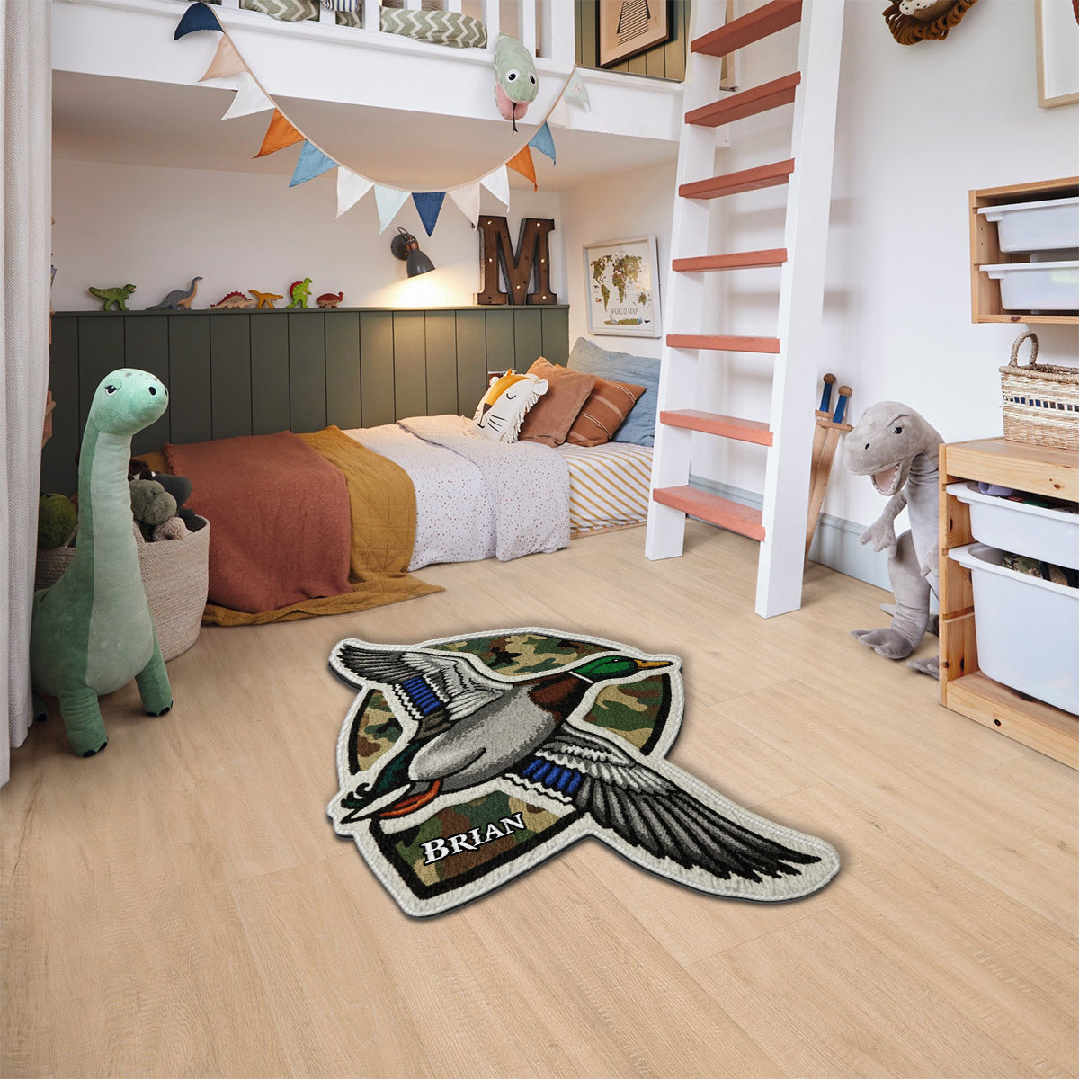 Love Hunting - Personalized Hunting Non-Slip Tufted Rug