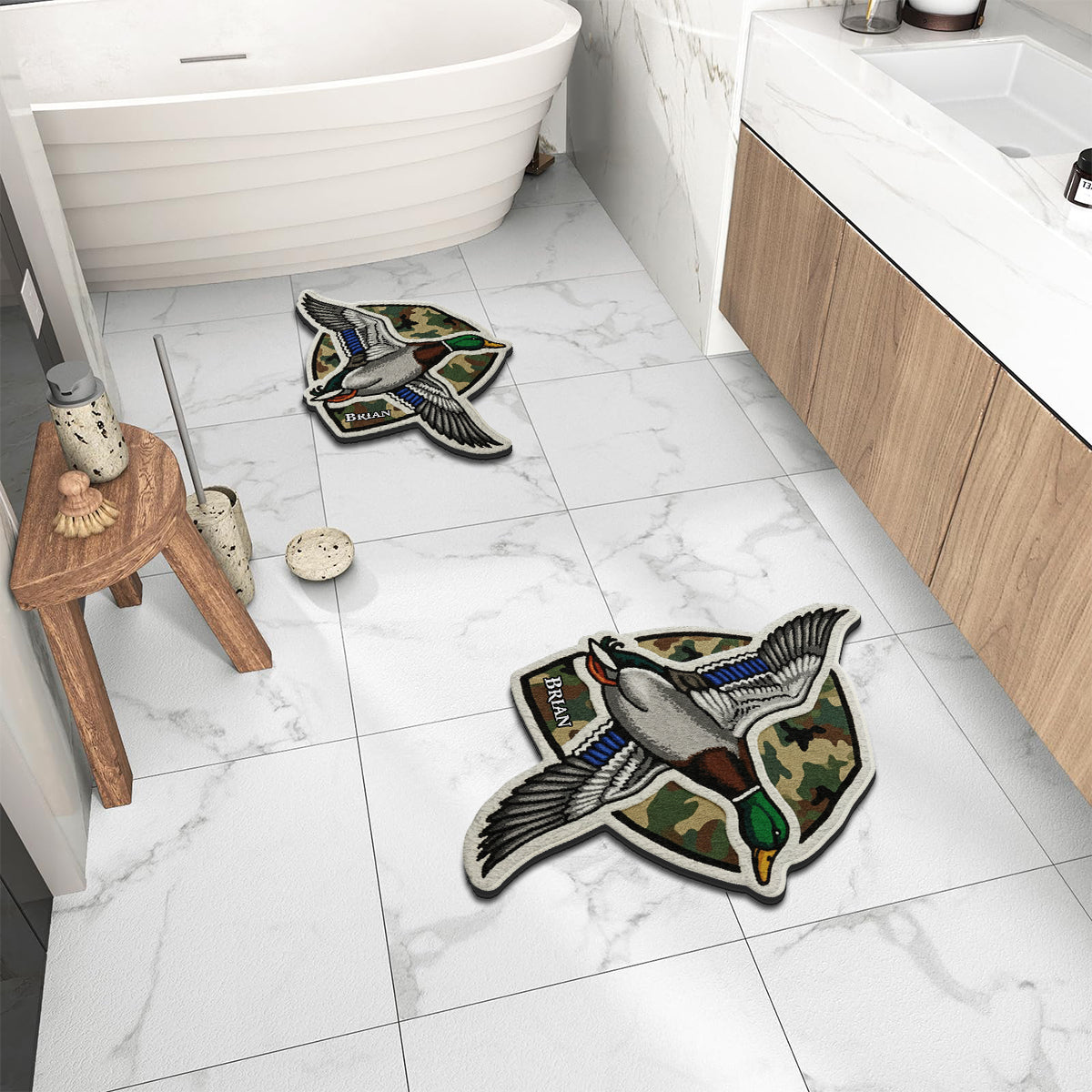 Love Hunting - Personalized Hunting Non-Slip Tufted Rug