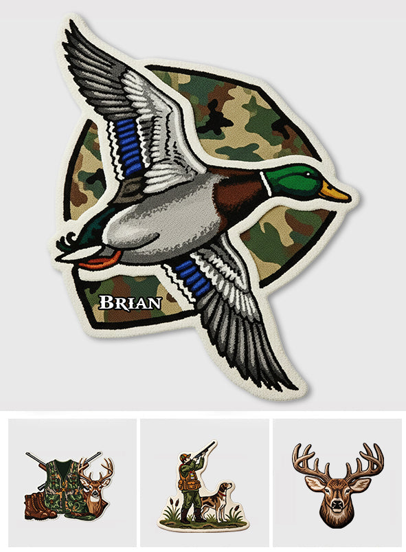 Love Hunting - Personalized Hunting Non-Slip Tufted Rug