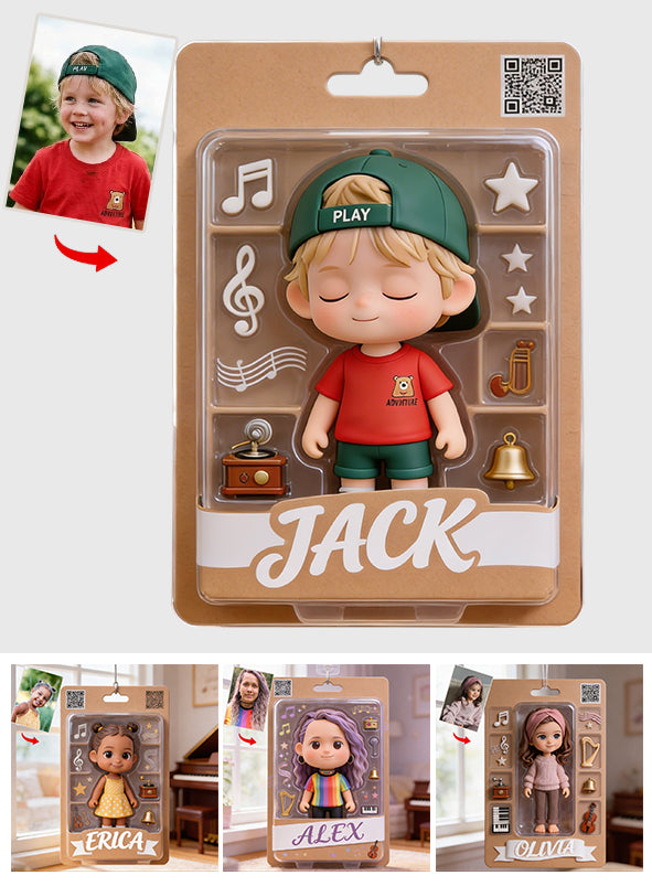 Music Gifts For Your Loved Ones - Personalized Kid Window Hanging Suncatcher Ornament