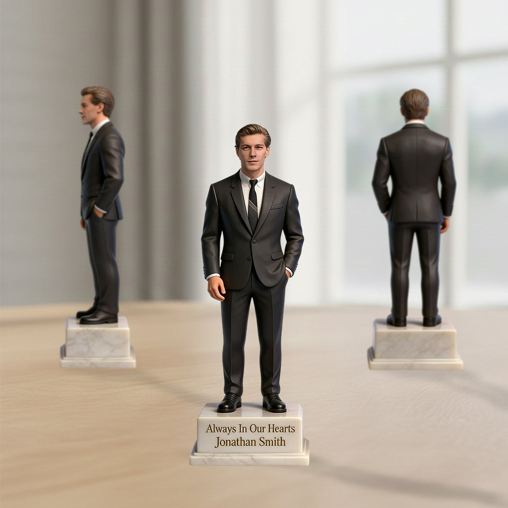Bringen Sie die Erinnerungen zurück, Alte Foto-Restaurierung - Personalisierte Premium 3D-Figur