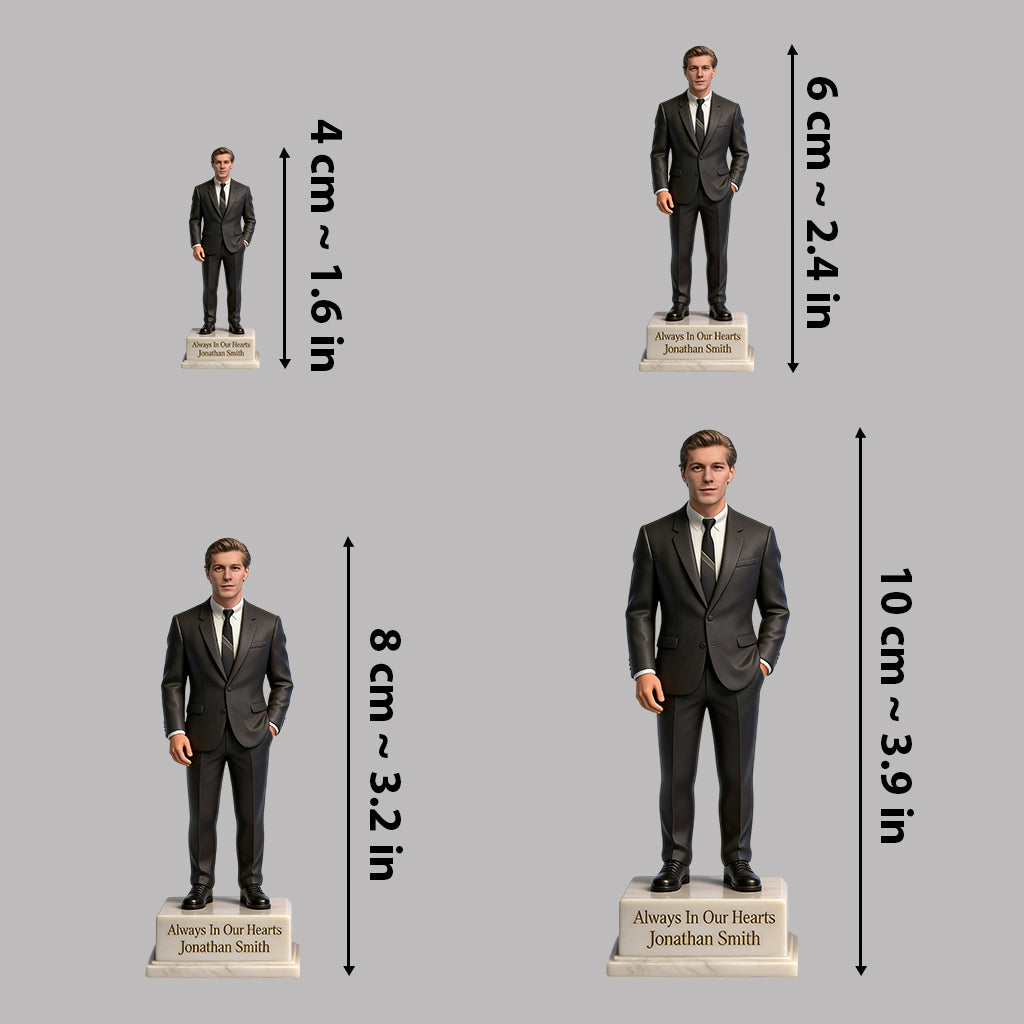 Bringen Sie die Erinnerungen zurück, Alte Foto-Restaurierung - Personalisierte Premium 3D-Figur