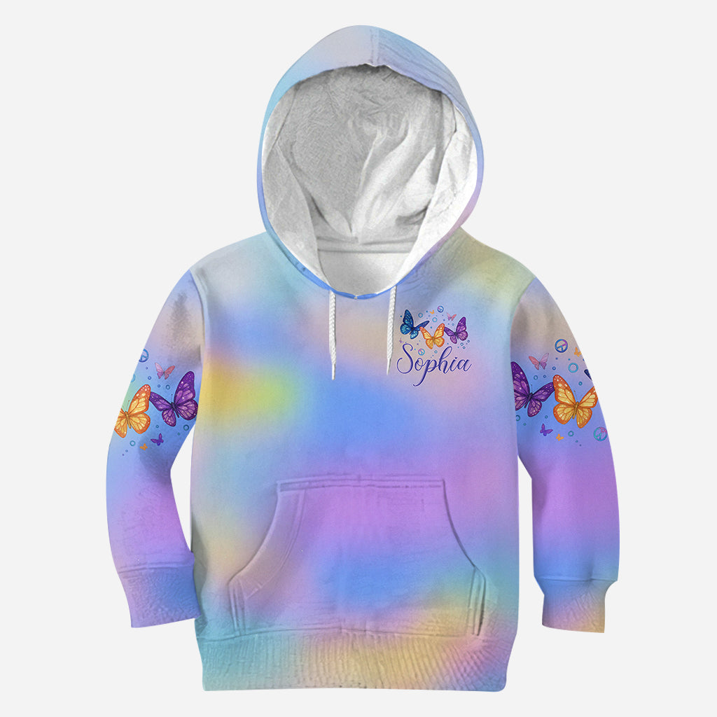 Fath Hope Love - Personalized Butterfly All Over Shirt