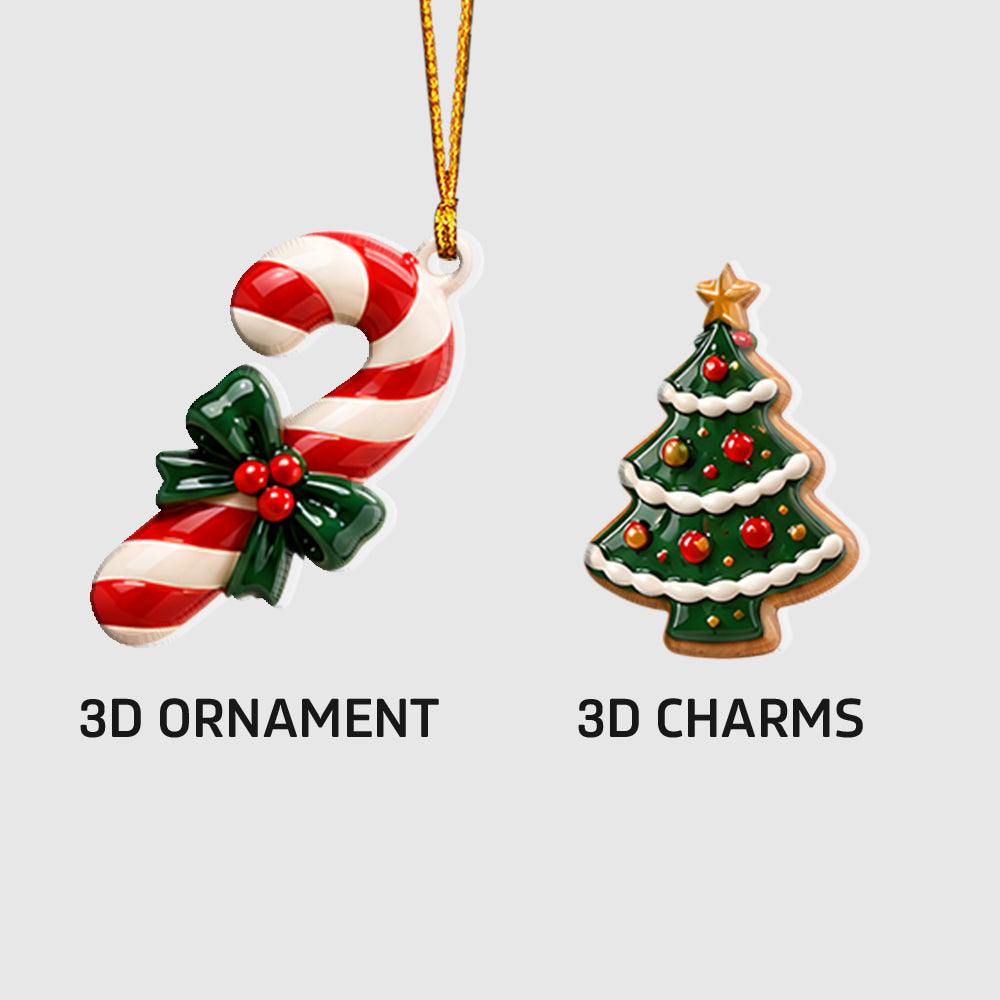 24 Days of Christmas Baking - Personalized Baking Advent Calendar With 3D Collectibles