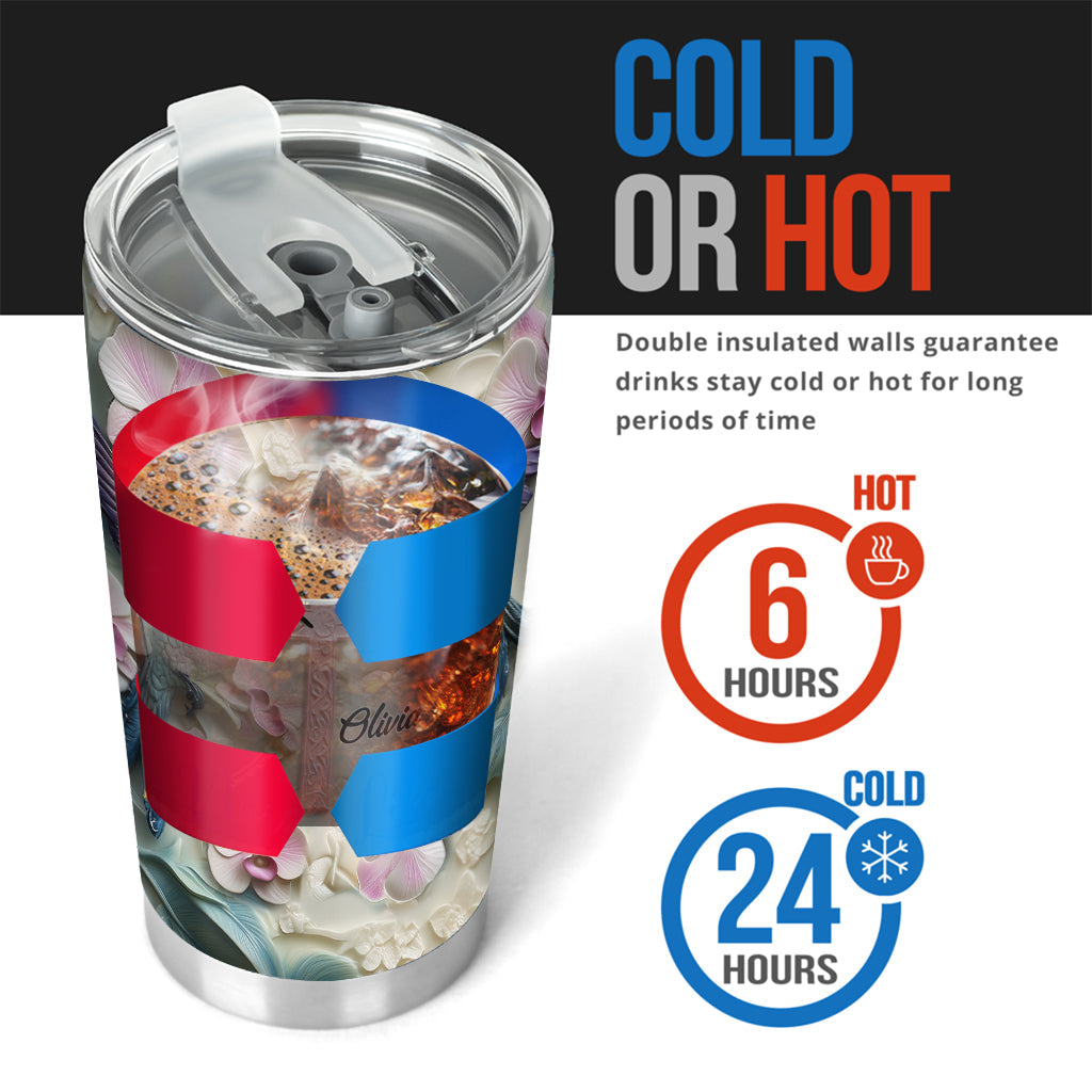 Faith Hope Love - Personalized Hummingbird Tumbler