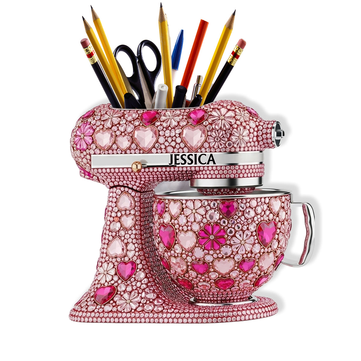 Love Baking - Personalized Baking Wooden Utensil Holder