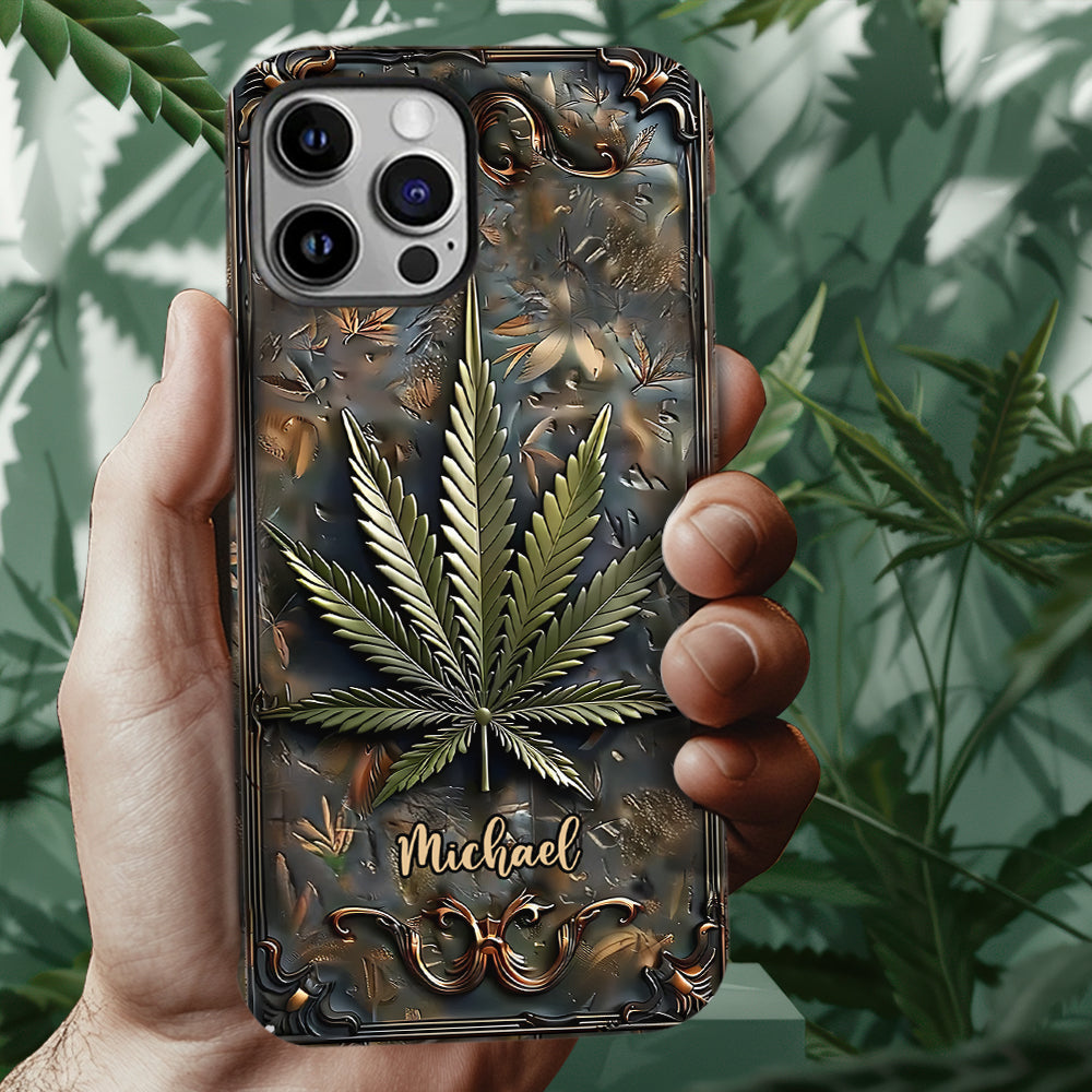 High Life - Coque de téléphone personnalisée avec impression intégrale sur le thème du cannabis