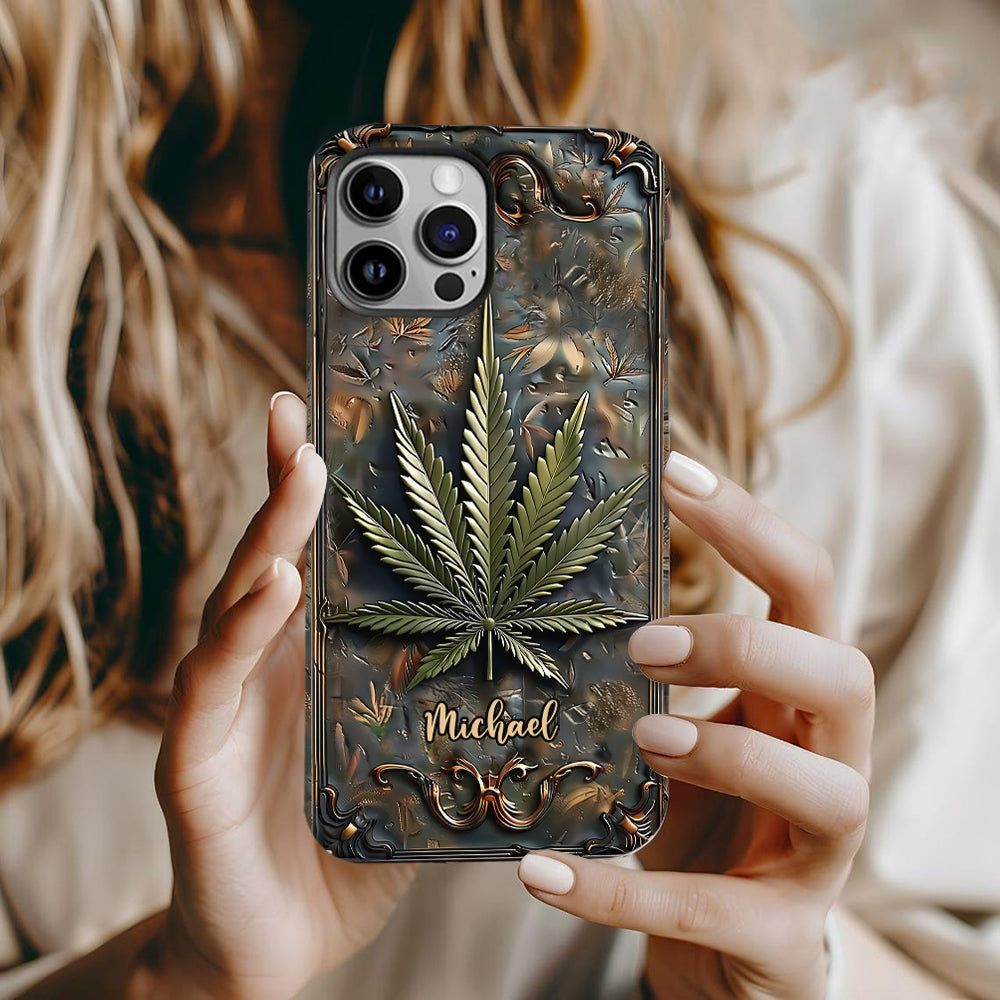High Life - Coque de téléphone personnalisée avec impression intégrale sur le thème du cannabis
