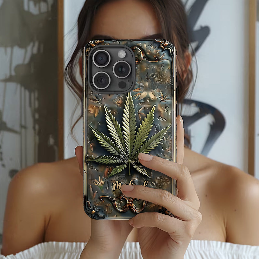 High Life - Coque de téléphone personnalisée avec impression intégrale sur le thème du cannabis