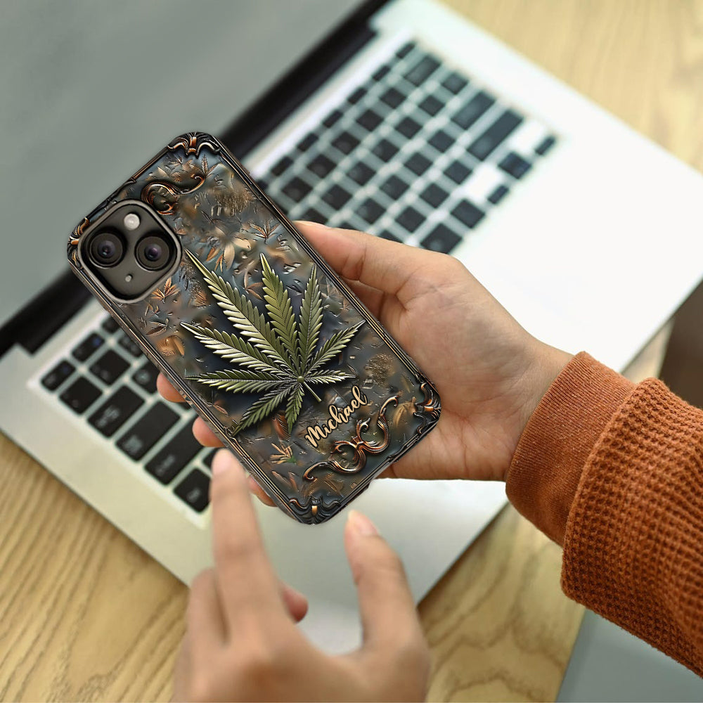 High Life - Coque de téléphone personnalisée avec impression intégrale sur le thème du cannabis