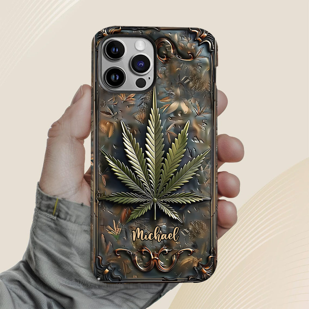 High Life - Coque de téléphone personnalisée avec impression intégrale sur le thème du cannabis