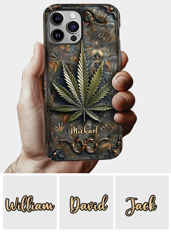 High Life - Coque de téléphone personnalisée avec impression intégrale sur le thème du cannabis