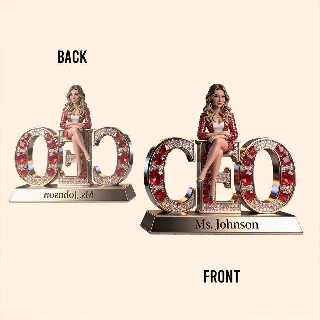 Custom Any Photo Perfect Office Decoration - Personalized Colleague Custom Shaped Acrylic Plaque