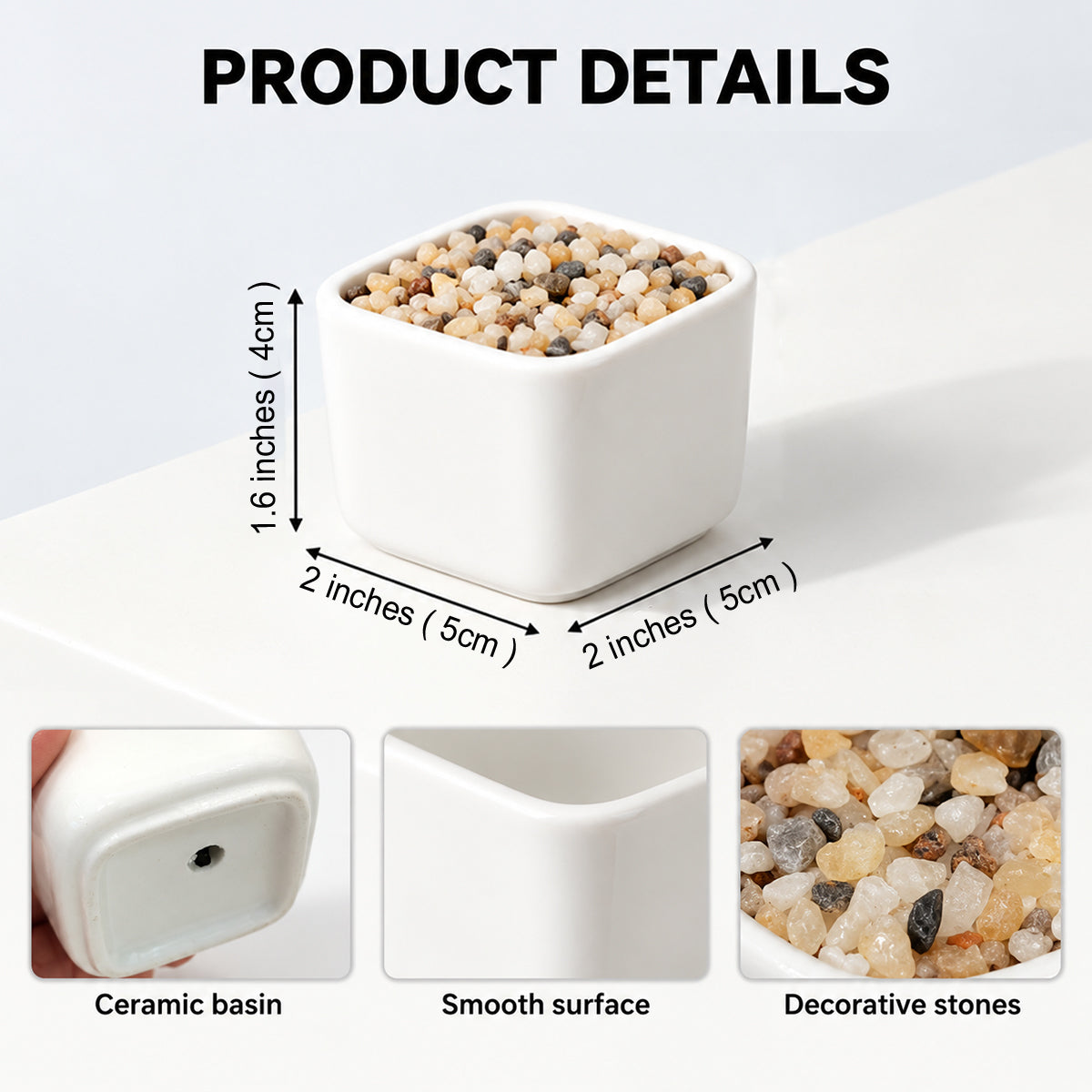 Aime-moi - Pot en céramique LED personnalisé