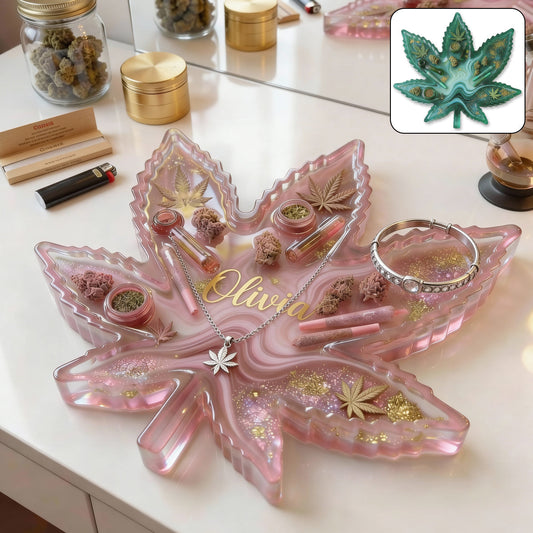 Fumeurs et fumeurs de cannabis - Plateau récupérateur de cannabis personnalisé