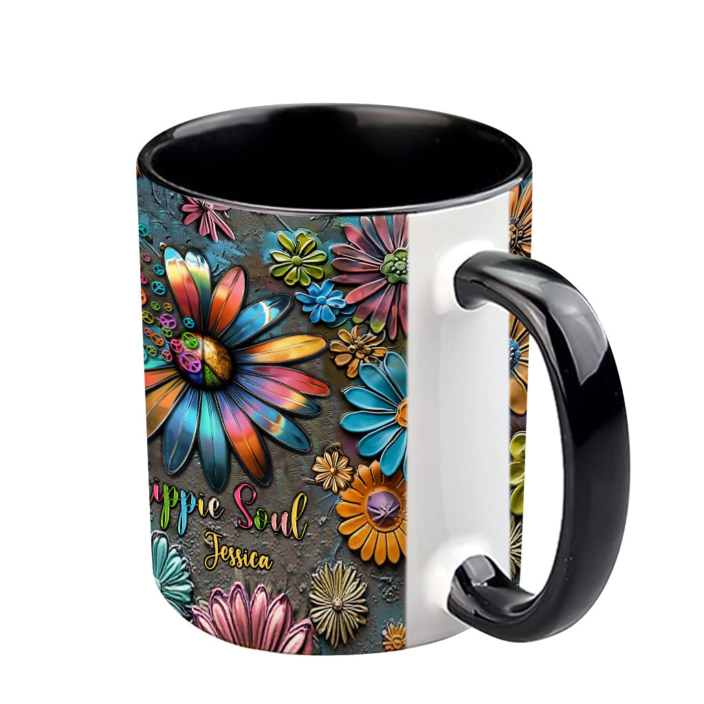 Hippie Soul - Personalized Hippie Accent Mug
