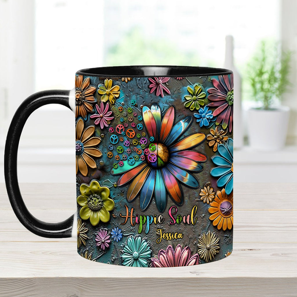 Hippie Soul - Personalized Hippie Accent Mug