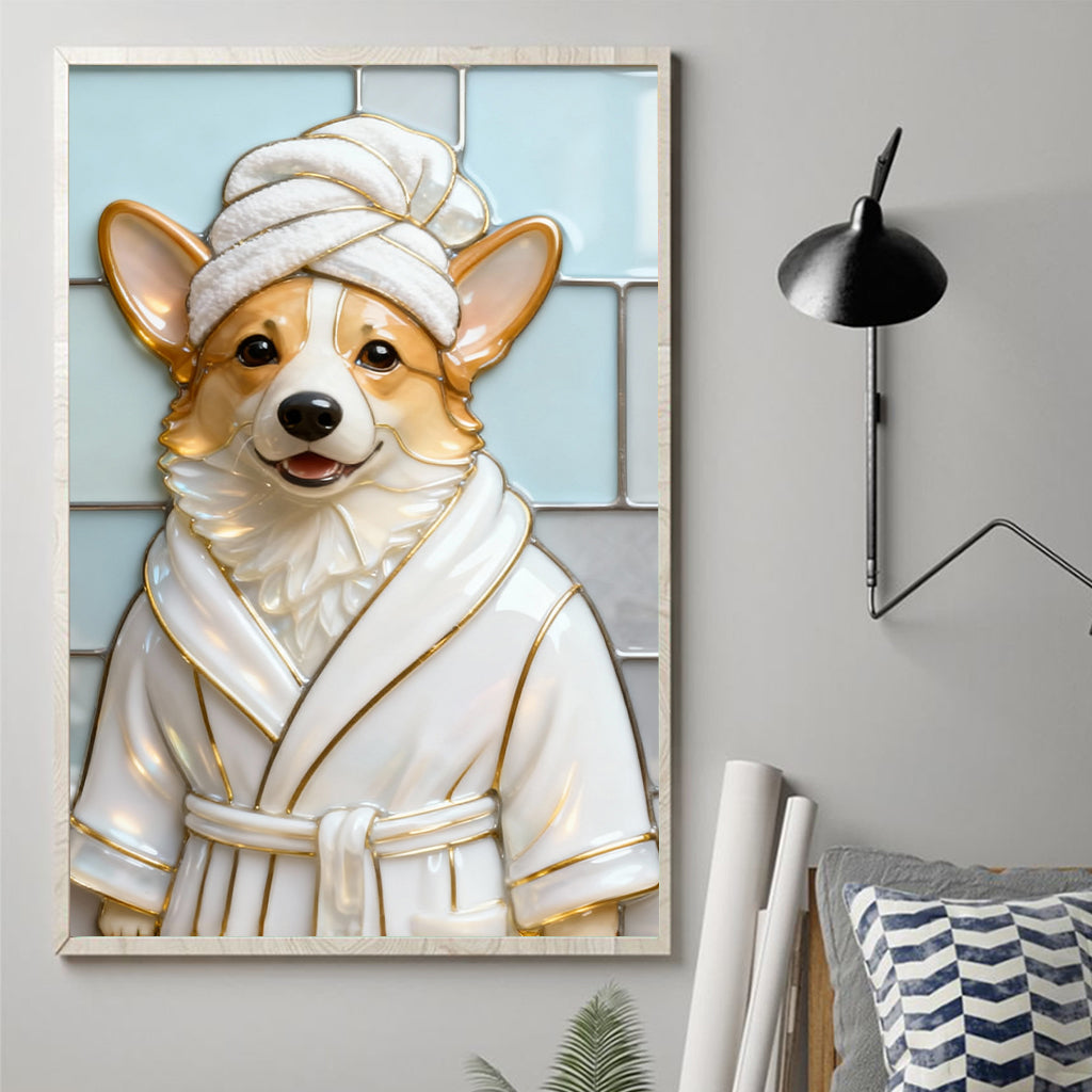 Clean Dog - Personalized Dog Canvas And Poster