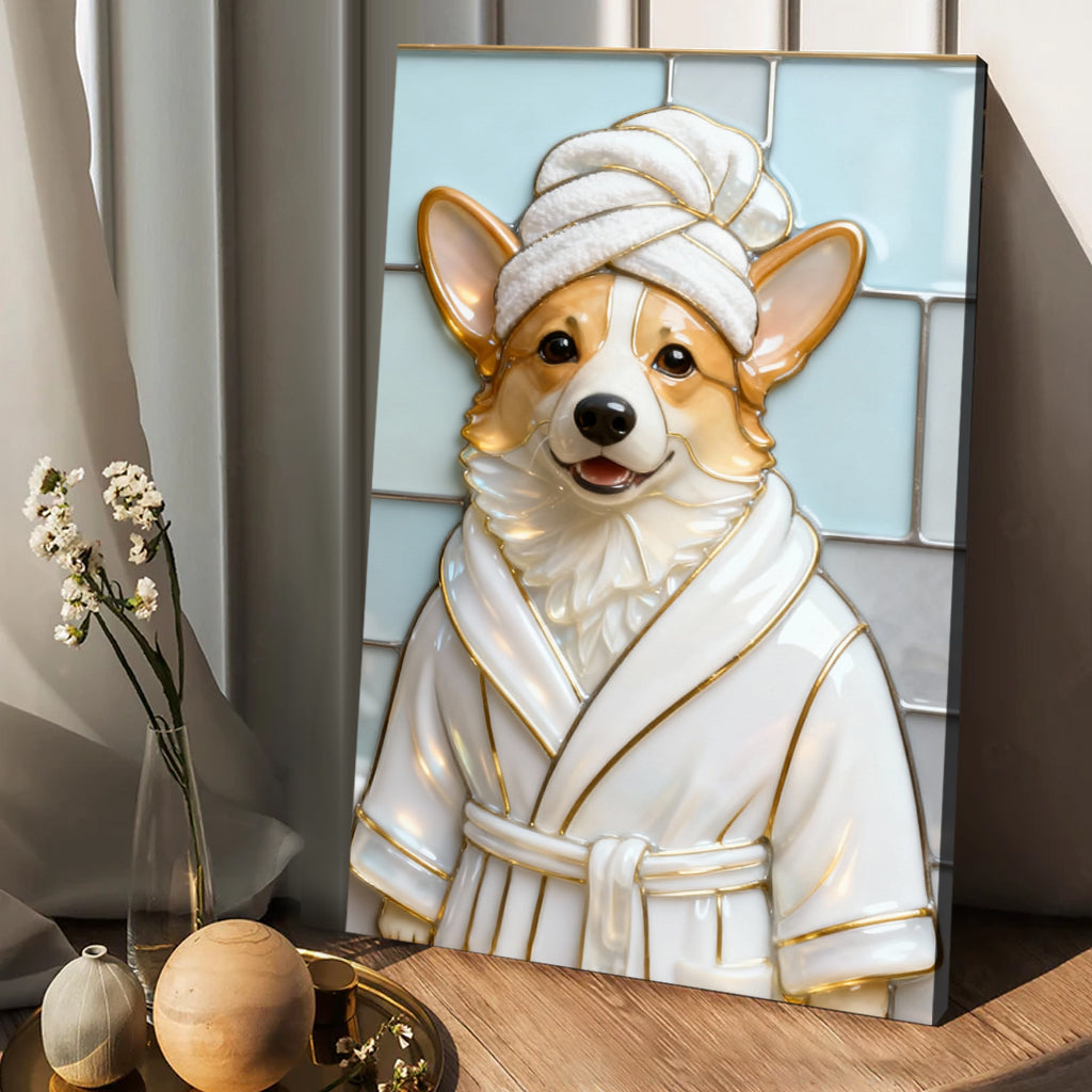 Clean Dog - Personalized Dog Canvas And Poster
