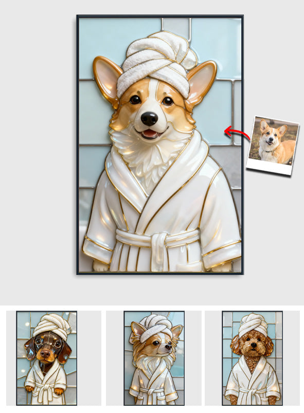 Clean Dog - Personalized Dog Canvas And Poster