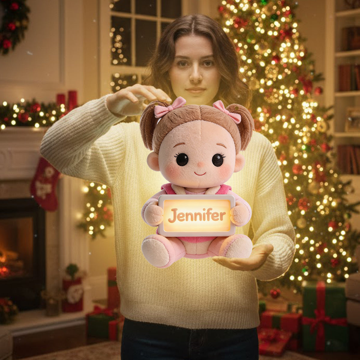 Room Name - Personalized Kid LED Light Acrylic Sign