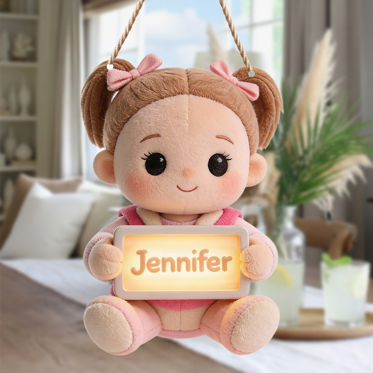 Room Name - Personalized Kid LED Light Acrylic Sign