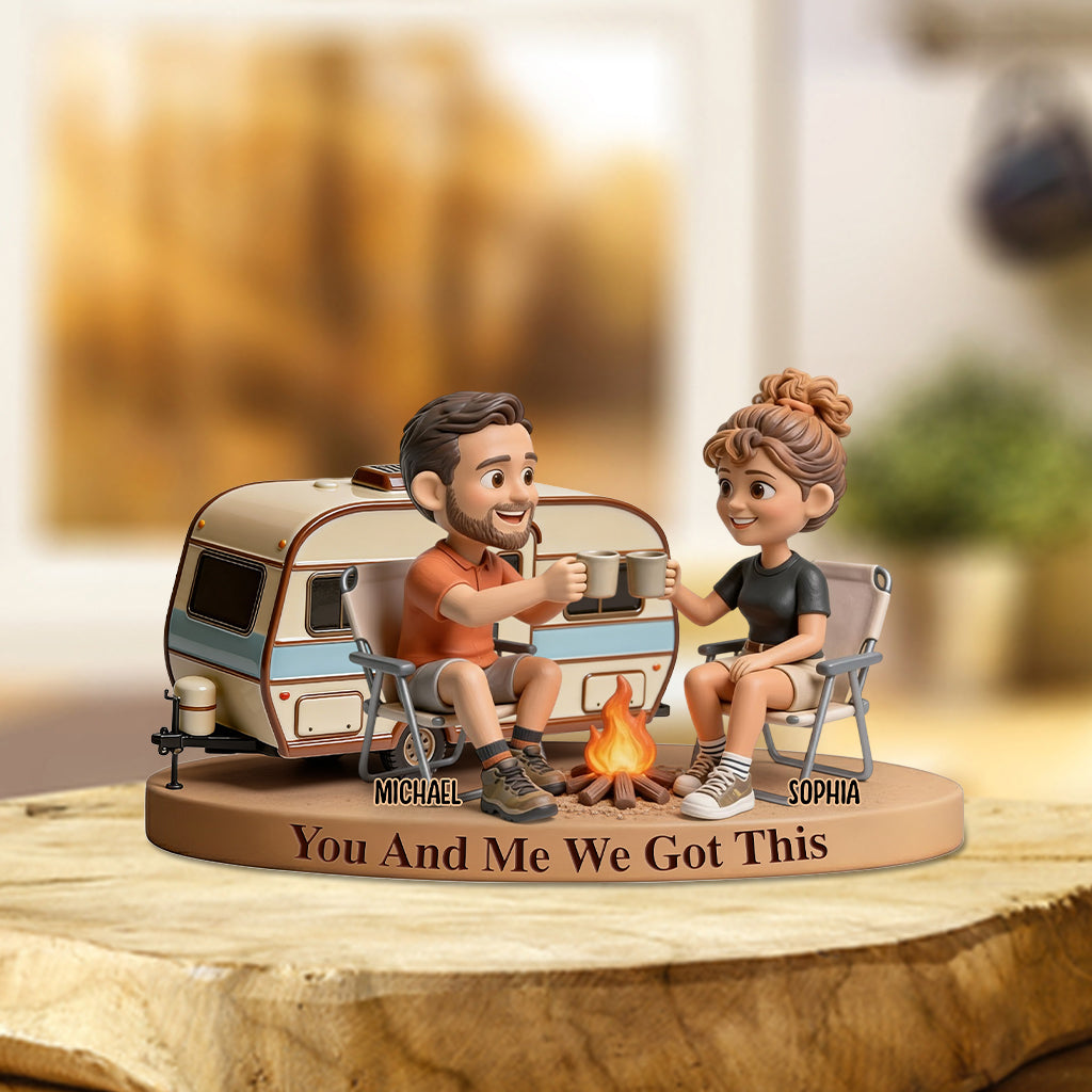 Custom From Any Photo - Personalized Camping - Personalized Camping Custom Shaped Acrylic Plaque