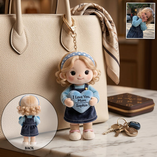 Cadeau Mignon Pour Elle, Votre Compagnon - Porte-Clés Maman Personnalisé
