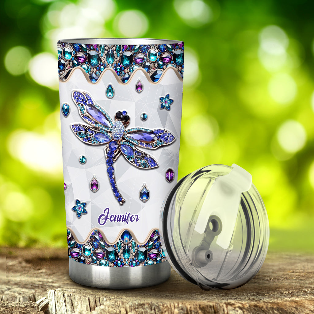 Libellenliebe – Personalisierter Libellen-Trinkbecher