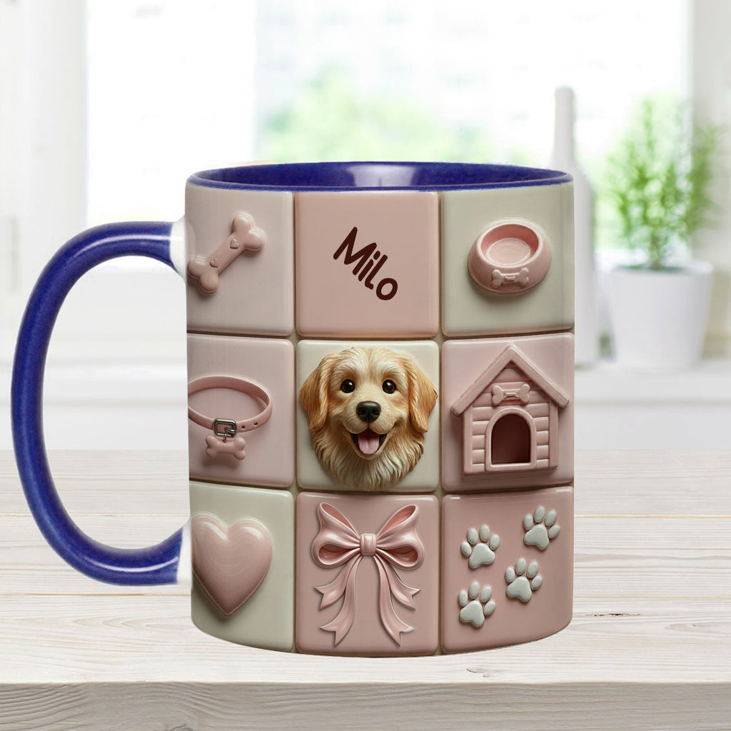 Lovely Dogs Pet Lovers - Personalized Dog Accent Mug