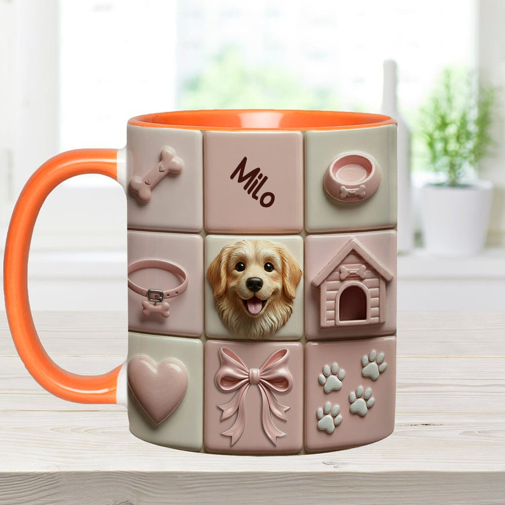 Lovely Dogs Pet Lovers - Personalized Dog Accent Mug