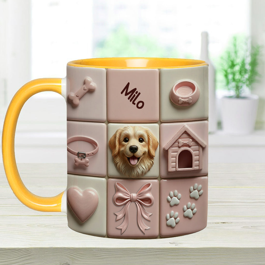 Lovely Dogs Pet Lovers - Personalized Dog Accent Mug