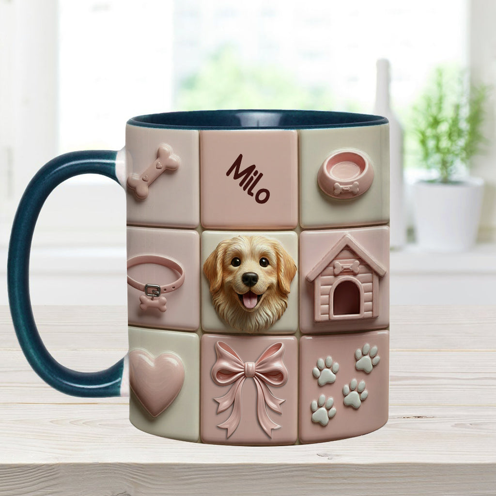 Lovely Dogs Pet Lovers - Personalized Dog Accent Mug