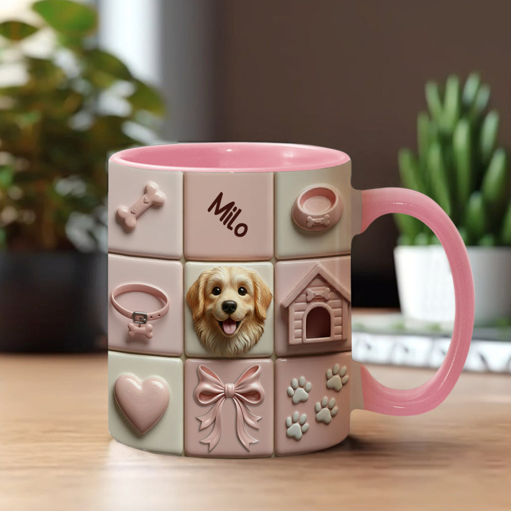 Lovely Dogs Pet Lovers - Personalized Dog Accent Mug