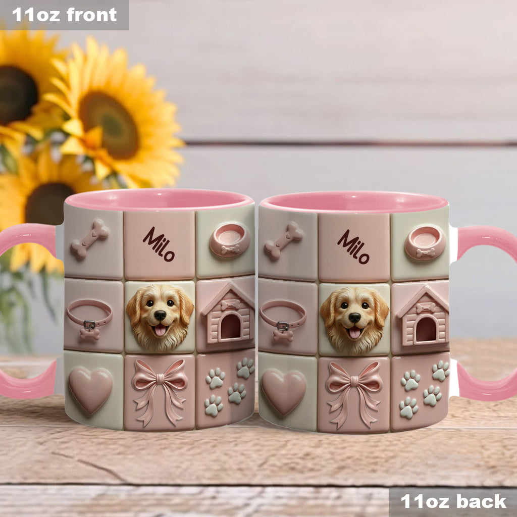 Lovely Dogs Pet Lovers - Personalized Dog Accent Mug
